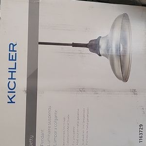 Kichler Brushed Jetty Nickel Dome Pendant Light